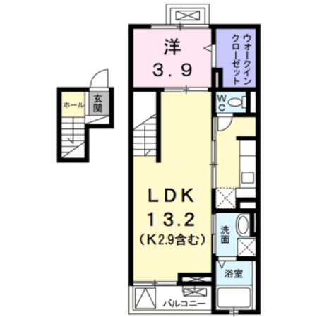 グゥテェ　ライゼBの物件間取画像